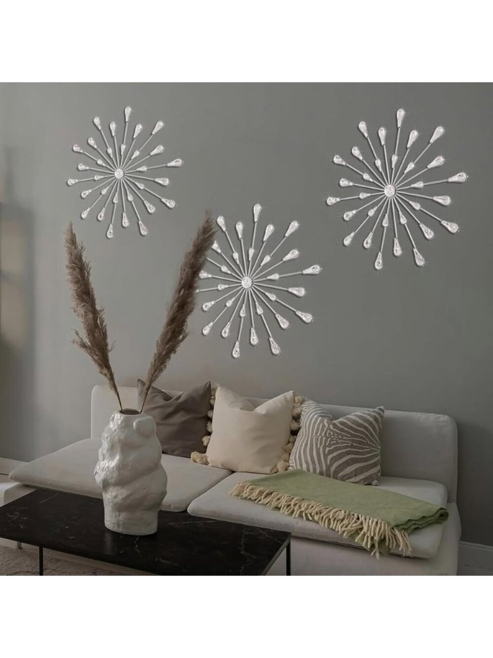 Silver Rhinestone Wall Art - Picture 6 of 6